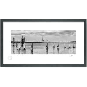 Dun Laoghaire, Poolbeg Chimneys | Signature Print | Patrick Donald