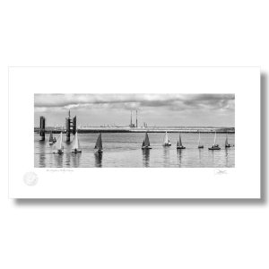 Dun Laoghaire, Poolbeg Chimneys | Signature Print | Patrick Donald