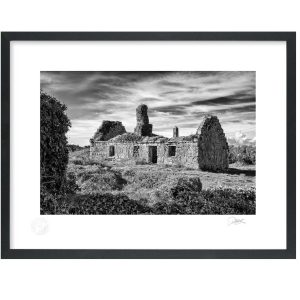Traditional Irish Cottage Ruin, Aran Islands | Signature Print | Patrick Donald