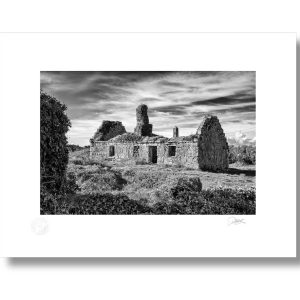Traditional Irish Cottage Ruin, Aran Islands | Signature Print | Patrick Donald