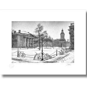 Trinity College Dublin, Winter Scene | Signature Print | Patrick Donald Trinity College Dublin, Winter Scene | Signature Print | Patrick Donald