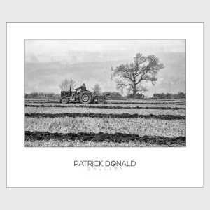 Tractor Ploughing Old School Style | Poster | Patrick Donald