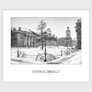 Trinity College Dublin in the Snow | Poster | Patrick Donald