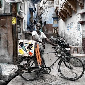 Ice Cream Man, Blue City, India | Limited Edition | Patrick Donald